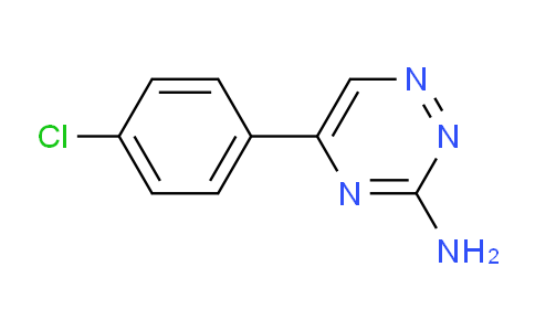 CAS No. 886497-46-7, 5-(4-Chlorophenyl)-1,2,4-triazin-3-amine