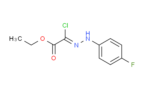 CAS No. 37522-19-3, 2-Chloro-2-(4-fluoro-phenyl-hydrazono)-acetic acid ethyl ester