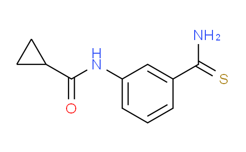 CAS No. 848369-77-7, N-[3-(Aminocarbonothioyl)phenyl]cyclopropanecarboxamide