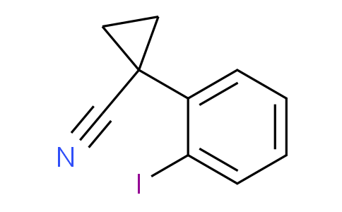 CAS No. 124276-73-9, 1-(2-Iodophenyl)cyclopropanecarbonitrile