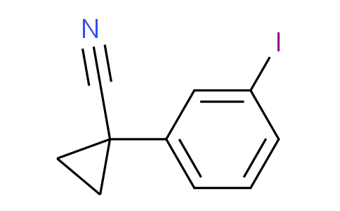 CAS No. 124276-77-3, 1-(3-Iodophenyl)cyclopropanecarbonitrile
