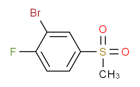 CAS No. 959961-65-0, 2-Bromo-1-fluoro-4-methanesulfonylbenzene