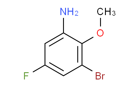 CAS No. 1096884-89-7, 3-Bromo-5-fluoro-2-methoxyaniline