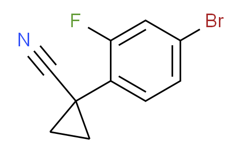 CAS No. 749928-88-9, 1-(4-Bromo-2-fluorophenyl)cyclopropane-1-carbonitrile