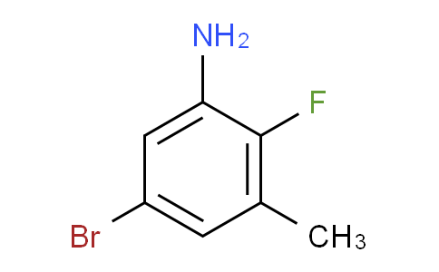 CAS No. 1393442-46-0, 5-Bromo-2-fluoro-3-methylaniline