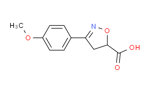 CAS No. 473253-40-6, 3-(4-Methoxyphenyl)-4,5-dihydroisoxazole-5-carboxylic acid