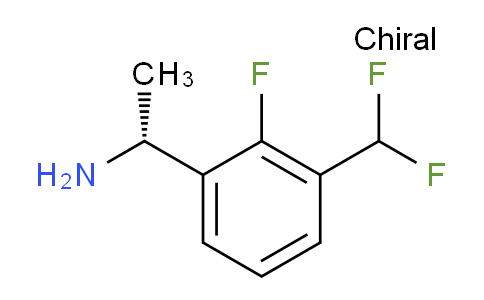 CAS No. 1389852-29-2, (1R)-1-[3-(difluoromethyl)-2-fluorophenyl]ethanamine