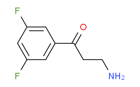 CAS No. 1499880-16-8, 3-amino-1-(3,5-difluorophenyl)propan-1-one
