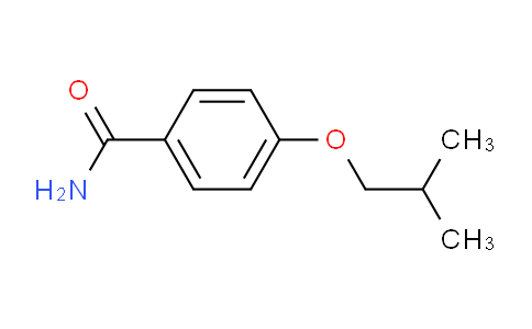 CAS No. 1030513-44-0, 4-(2-methylpropoxy)benzamide