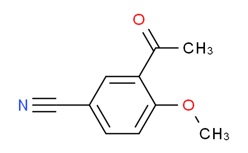 CAS No. 682320-24-7, 3-acetyl-4-methoxybenzonitrile