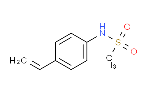 CAS No. 62814-33-9, N-(4-ethenylphenyl)methanesulfonamide