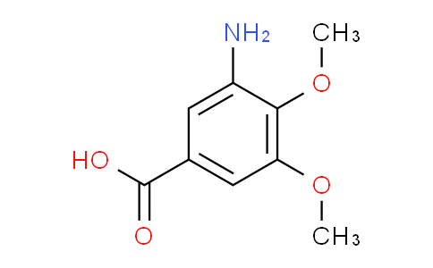 CAS No. 861556-80-1, 3-amino-4,5-dimethoxybenzoic acid