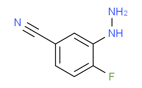 CAS No. 952289-97-3, 4-fluoro-3-hydrazinylbenzonitrile