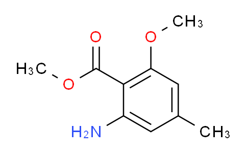 CAS No. 1780918-33-3, Benzoic acid, 2-amino-6-methoxy-4-methyl-, methyl ester