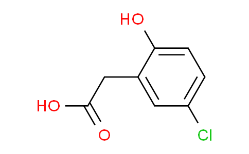 CAS No. 24161-38-4, Benzeneacetic acid,5-chloro-2-hydroxy-