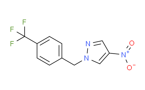 CAS No. 1104806-97-4, 4-Nitro-1-{[4-(trifluoromethyl)phenyl]methyl}-1h-pyrazole