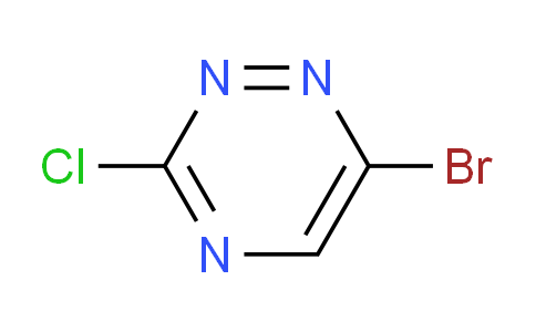 CAS No. 1260672-35-2, 6-Bromo-3-chloro-1,2,4-triazine