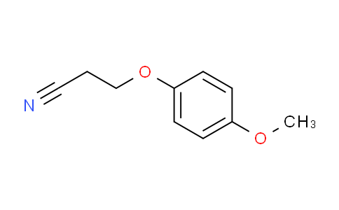 CAS No. 63815-39-4, 3-(4-methoxyphenoxy)propanenitrile