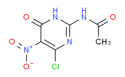 CAS No. 51471-45-5, N-(4-chloro-5-nitro-6-oxo-1H-pyrimidin-2-yl)acetamide
