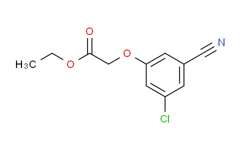 CAS No. 1613307-27-9, ethyl 2-(3-chloro-5-cyanophenoxy)acetate