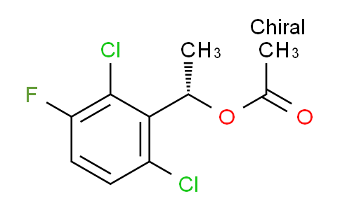 CAS No. 877397-68-7, (1S)-1-(2,6-dichloro-3-fluorophenyl)ethyl acetate