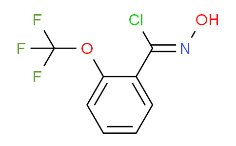 CAS No. 543713-03-7, N-hydroxy-2-(trifluoromethoxy)benzenecarboximidoyl chloride