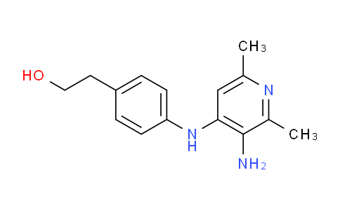 CAS No. 415908-91-7, 2-{4-[(3-amino-2,6-dimethyl-4-pyridinyl)amino]phenyl}ethanol