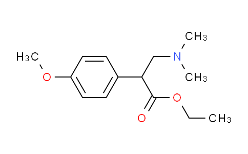 CAS No. 323176-93-8, ethyl 3-(dimethylamino)-2-(4-methoxyphenyl)propanoate
