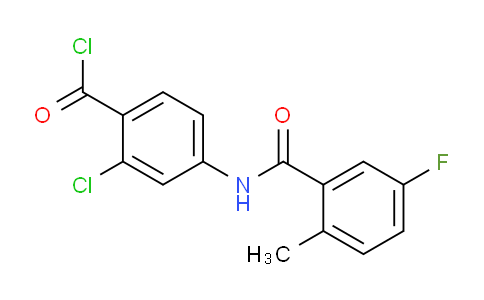 CAS No. 168080-80-6, Benzoyl chloride, 2-chloro-4-[(5-fluoro-2-methylbenzoyl)amino]-