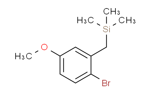 CAS No. 1355363-06-2, Benzene, 1-bromo-4-methoxy-2-[(trimethylsilyl)methyl]-