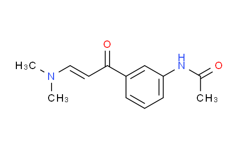 CAS No. 96605-61-7, N-[3-[(E)-3-(dimethylamino)prop-2-enoyl]phenyl]acetamide