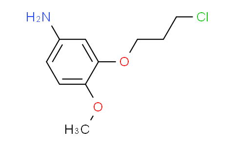 CAS No. 846023-25-4, 3-(3-Chloropropoxy)-4-methoxyaniline