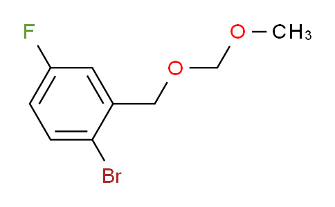 CAS No. 845301-93-1, 2-bromo-5-fluoro-[1-(methoxymethoxy)methyl]benzene