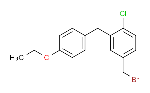 CAS No. 1275583-52-2, Benzene, 4-(bromomethyl)-1-chloro-2-[(4-ethoxyphenyl)methyl]-