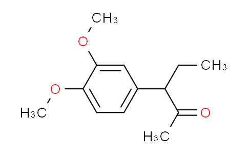 CAS No. 105638-31-1, 3-(3,4-dimethoxyphenyl)pentan-2-one
