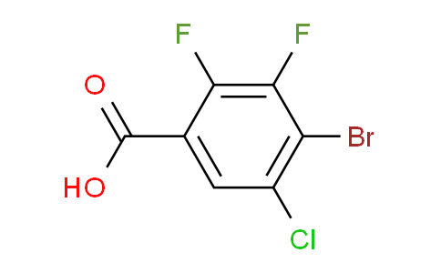 CAS No. 2487481-74-1, Benzoic acid, 4-bromo-5-chloro-2,3-difluoro-