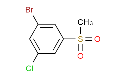 CAS No. 1779769-70-8, 1-bromo-3-chloro-5-methylsulfonylbenzene