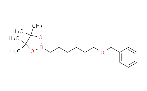 CAS No. 2030409-63-1, 2-[6-(Benzyloxy)hexyl]-4,4,5,5-tetramethyl-1,3,2-dioxaborolane