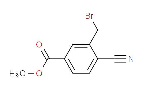 CAS No. 908562-25-4, methyl 3-(bromomethyl)-4-cyanobenzoate