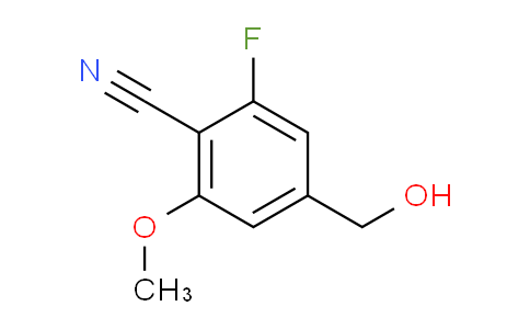 CAS No. 2090953-73-2, 2-fluoro-4-(hydroxymethyl)-6-methoxybenzonitrile