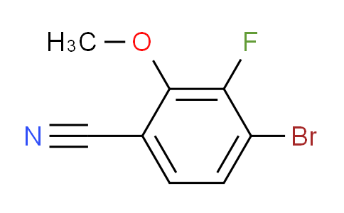 CAS No. 1427452-84-3, 4-bromo-3-fluoro-2-methoxybenzonitrile