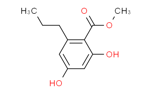 CAS No. 55382-52-0, 2,4-dihydroxy-6-propyl-benzoic acid methyl ester