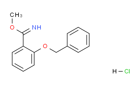 CAS No. 1492958-95-8, methyl 2-(benzyloxy)benzimidate hydrochloride