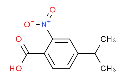 CAS No. 35480-95-6, 2-nitro-4-propan-2-ylbenzoic acid