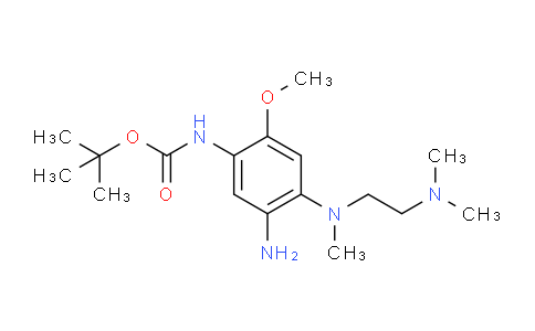 CAS No. 1802924-15-7, tert-butyl (5-amino-4-((2-(dimethylamino)ethyl)(methyl)amino)-2-methoxyphenyl)carbamate