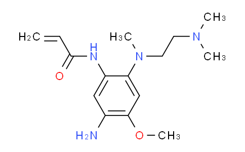 CAS No. 1802924-16-8, N-[5-amino-2-[2-(dimethylamino)ethyl-methylamino]-4-methoxyphenyl]prop-2-enamide