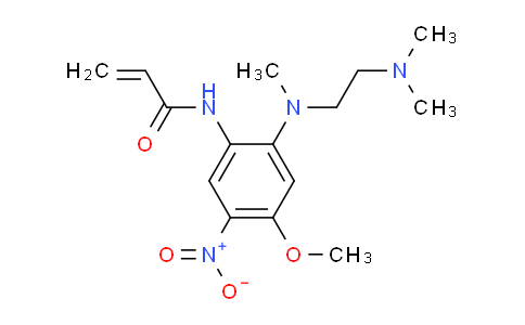 CAS No. 1810048-28-2, N-[2-[2-(dimethylamino)ethyl-methylamino]-4-methoxy-5-nitrophenyl]prop-2-enamide