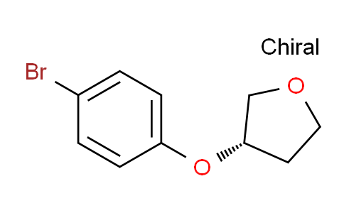CAS No. 857854-82-1, (3S)-3-(4-bromophenoxy)oxolane