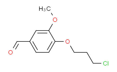 CAS No. 151719-92-5, 4-(3-chloropropoxy)-3-methoxybenzaldehyde