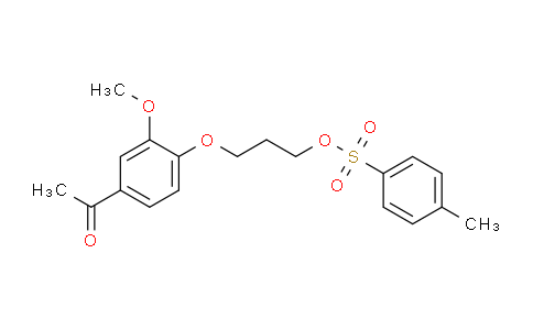 CAS No. 1309041-89-1, 3-(4-acetyl-2-methoxyphenoxy)propyl 4-methylbenzenesulfonate